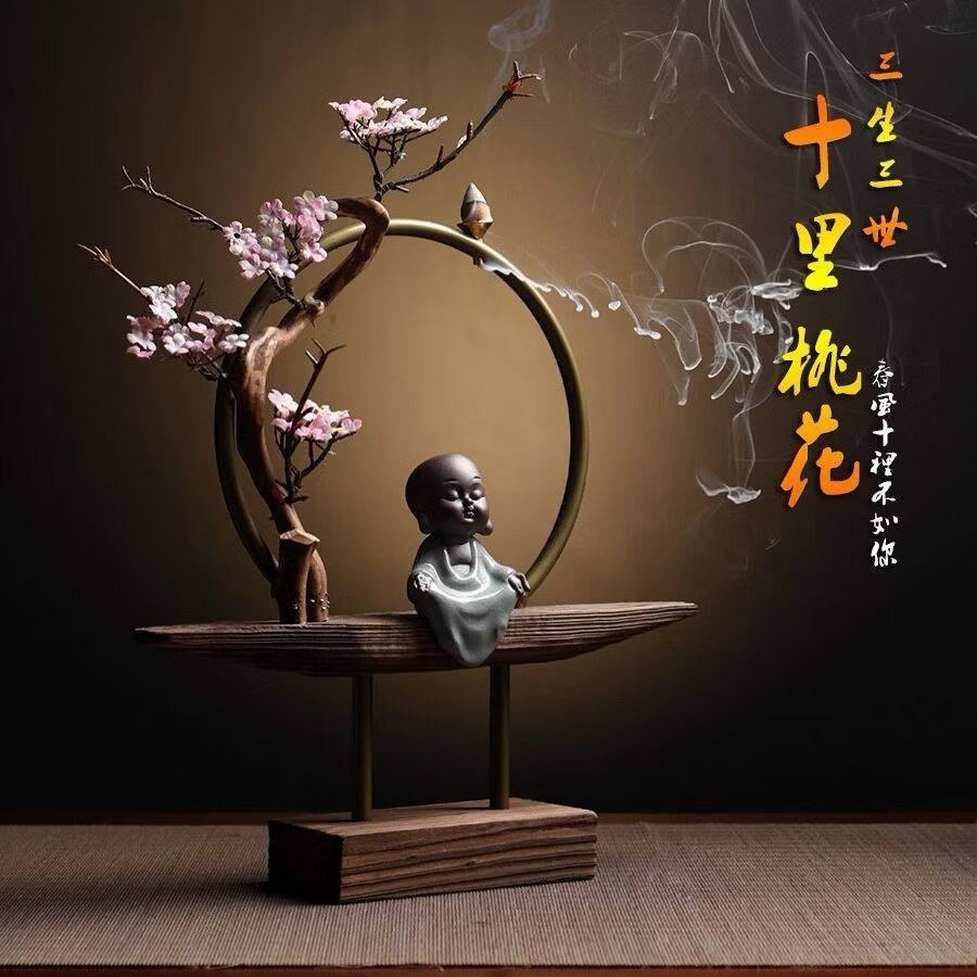 十里桃花｜緣起香境擺件